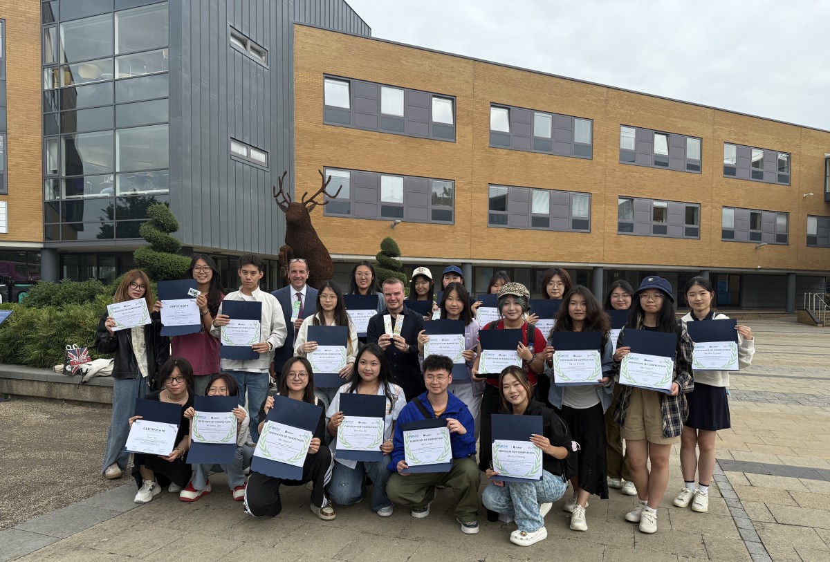 Group photo of SII-DUFE Summer School 2025 participants