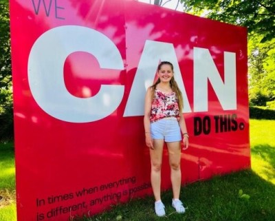 International Events Management student first day at Surrey