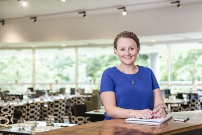 Rhian Jones in classroom