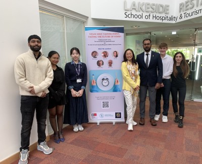 Team Surrey for vegan meat tasting event May 2025