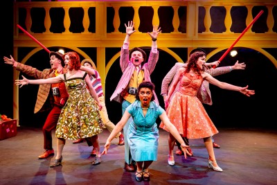 GSA students performing Grab Me A Gondola, pic credit Steve Gregson