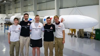Jupiter mission students at Etlaq Spaceport