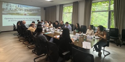 Welcome ceremony for SII-DUFE PhD students, September 2025