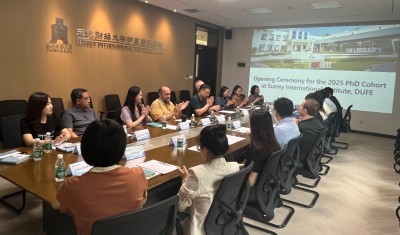 SII-DUFE PhD welcome ceremony Sept 2025