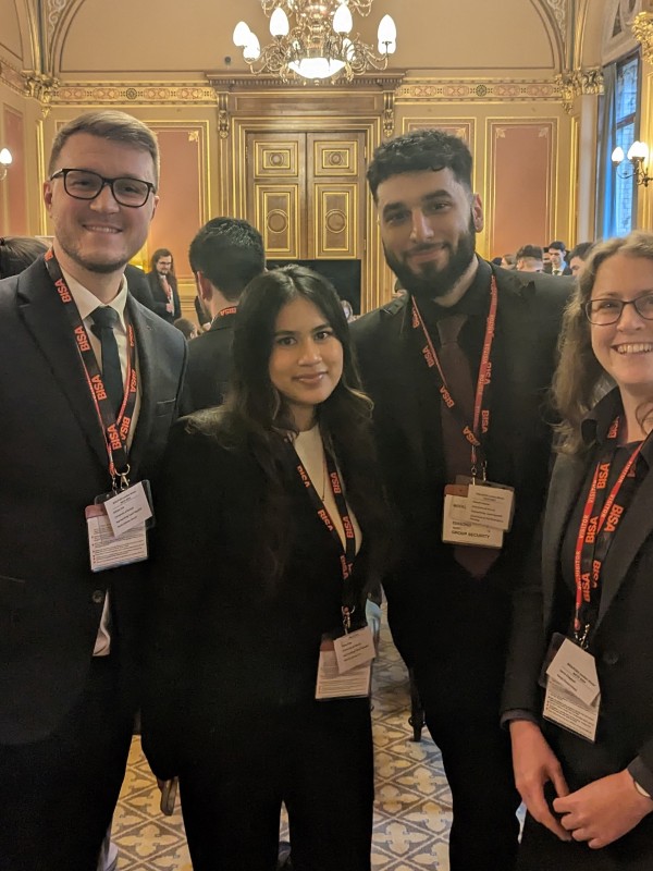 Politics team at BISA's Model NATO competition 2023