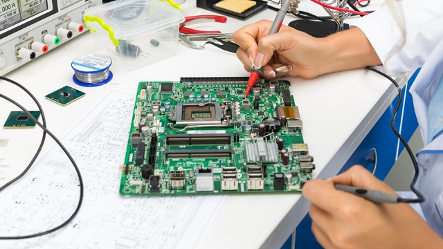Person fixing circuit board