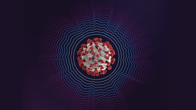 The soundwaves of a virus