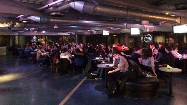 Hari's bar during a pub quiz night