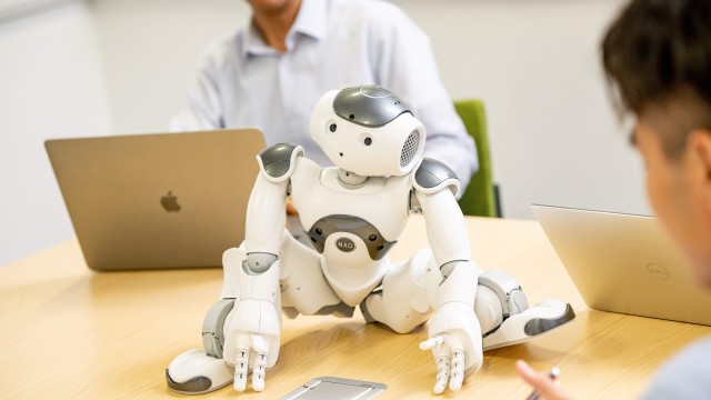 Robotics lab at Surrey