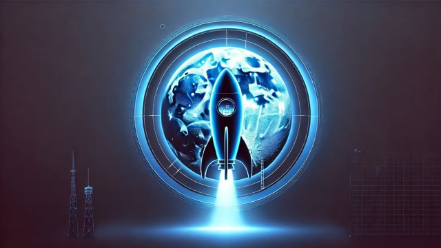 Illustration of space exploration