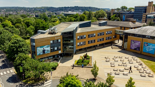 Aerial view of the Rik Medlik building