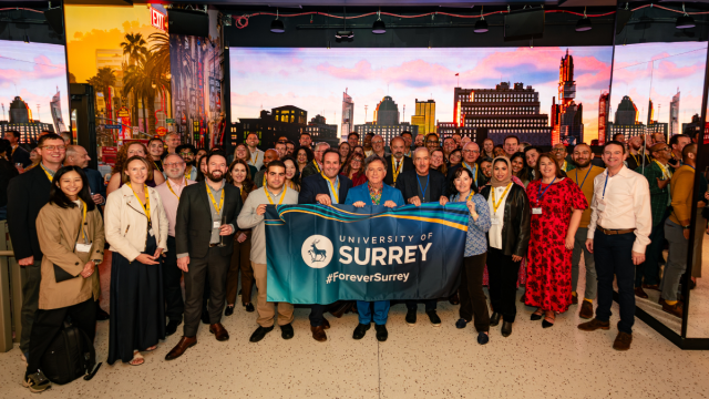 A group photograph taken at our 2025 NYC Alumni Event of attendees