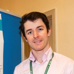 Photo of Hugh Claridge at the 2023 Doctoral College Conference 'Making the invisible visible'