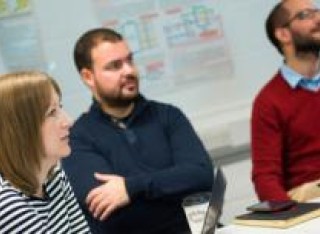 People at a University of Surrey workshop