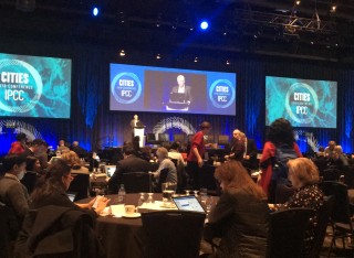 Conference tables and screens