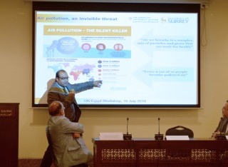 Prashant giving presentation