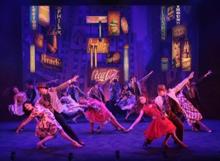 Musical theatre students performing