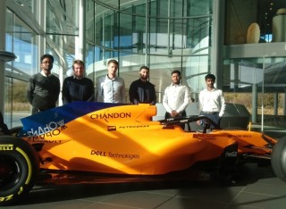 Automotive Engineering students at McLaren