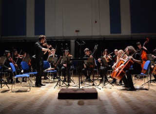 Orchestra performing