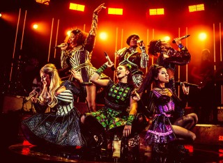 A production shot of The Queens from Six The Musical