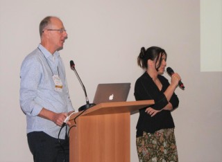 David Frohlich presenting at the Brazilian Society of Gerontechnology 