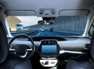 Inside of autonomous car