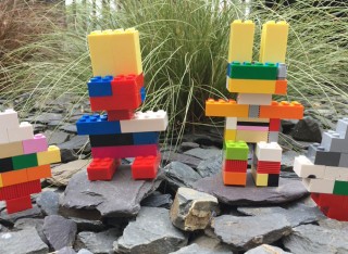 Lego build of rabbits