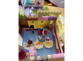 Lego build of the inside of a Veterinary clinic