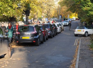Parents on the school run