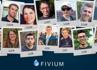 Fivium Surrey placement students