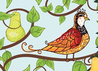 A partridge in a pear tree