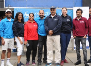 GCARE team at Car Free Day in Guildford