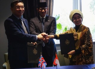 Signing agreement with Indonesian Ministry of Tourism and Creative Economy