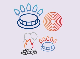 Different hobs illustration