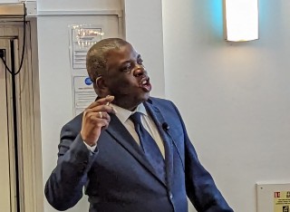 Mathematician Nira Chamberlain gives the annual Lewis Elton lecture