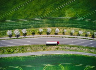 truck-on-empty-road
