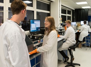 Students in Radiation Lab