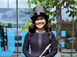 Iis Tussyadiah receiving honorary doctorate