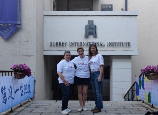 Anna Holland, Amelia Hadfield, Emma Mayhew at SII-DUFE