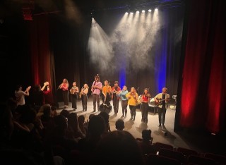 Rehearsal of performers at International Festival of Theatre, Sibiu