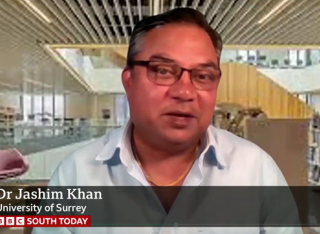 Dr Jashim Khan on BBC South Today
