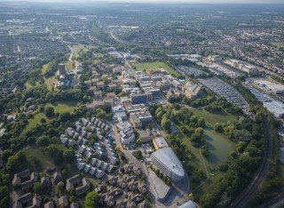 Stag hill aerial shot