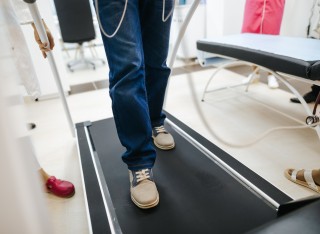 Running machine rehabilitation 