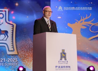 Dr Gary Rivers at SII-DUFE graduation ceremony, June 2025