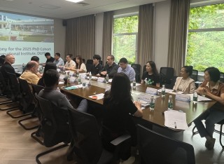 Welcome ceremony for SII-DUFE PhD students, September 2025