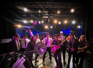 University of Surrey staff band, the SKA-MEISTERS, performing at the Tonmeister 55th anniversary event, September 2025