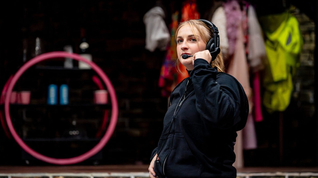 Theatre production student