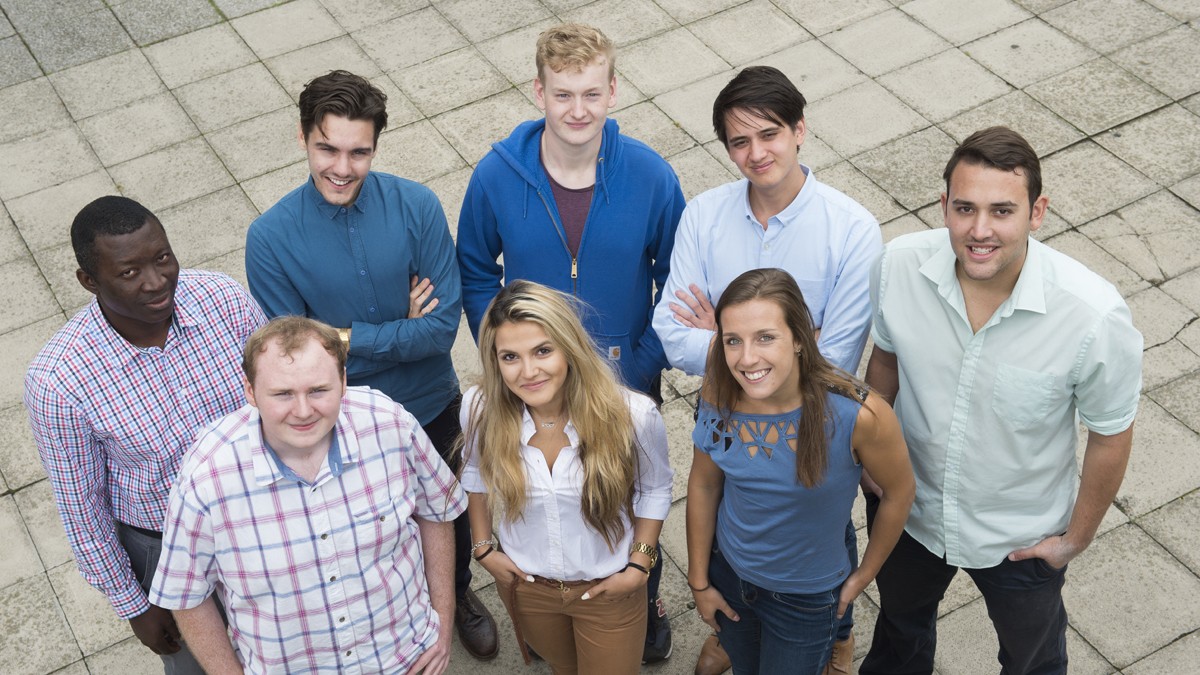 Cohort group of research engineers from 2016