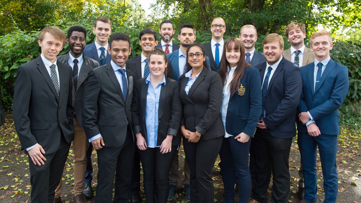 Cohort group of research engineers from 2017