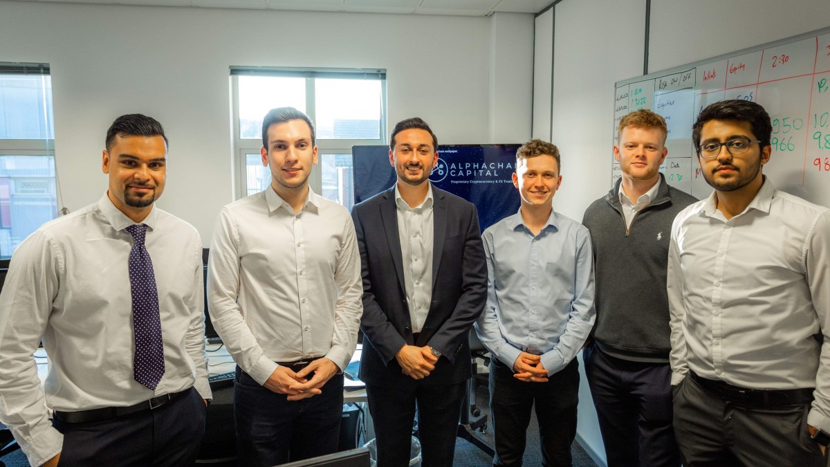 Students at Alphachain